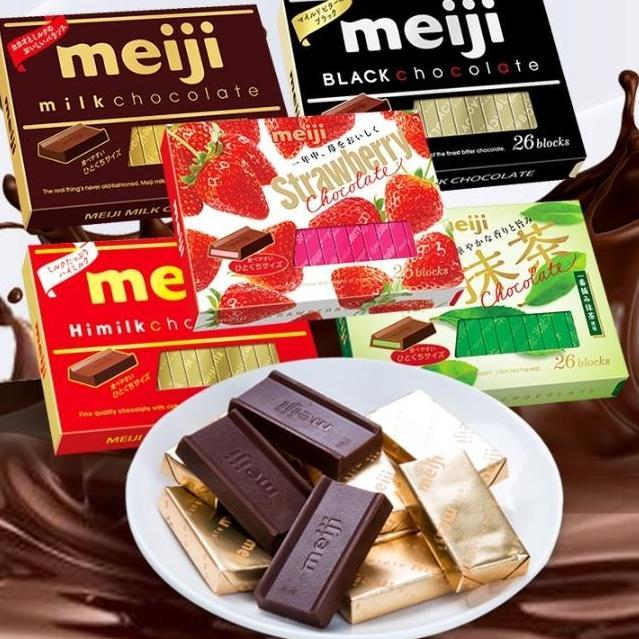Meiji Chocolate Block Coklat Meiji Jepang 26 Blocks