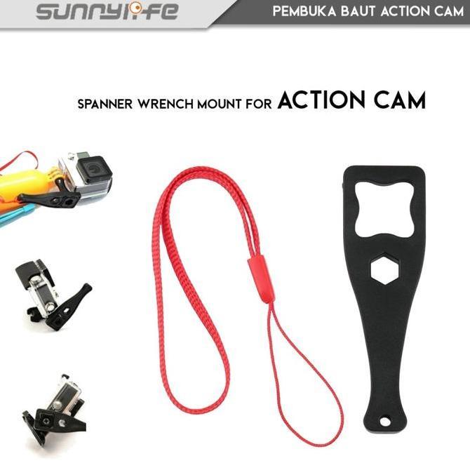 Spanner Wrench Mount Kunci Pembuka Baut Action Cam GoPro Brica YiCam