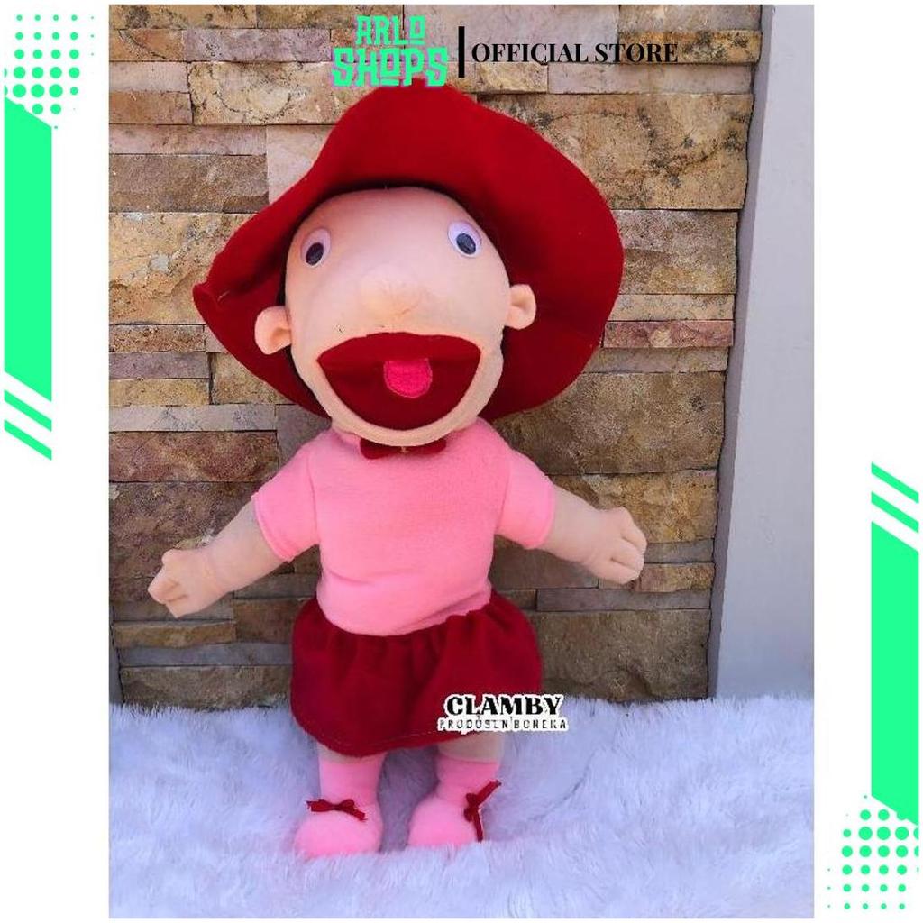Boneka Tangan Muppet / Handpuppet Mainan Anak Karakter Anak Ceria Perempuan Laki-Laki CI Promo