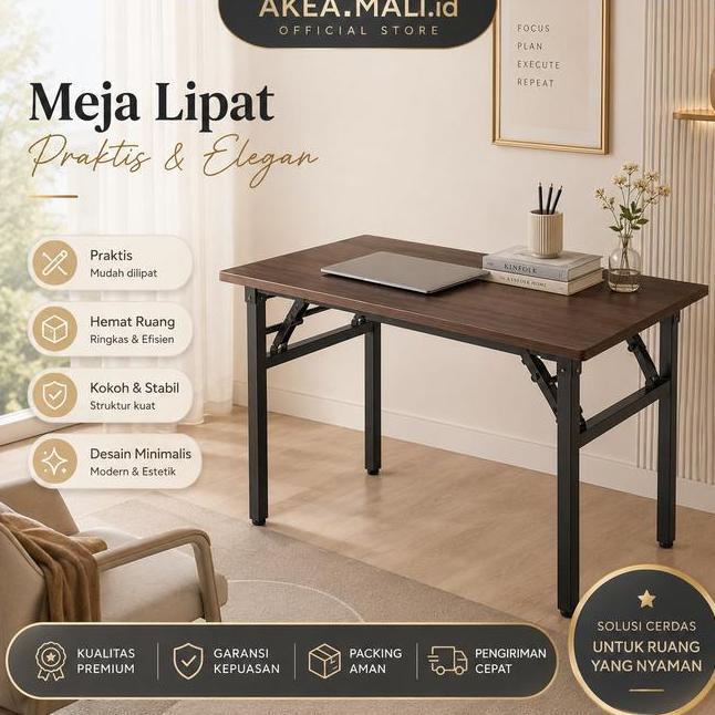 Ak Cod Flipper Table Meja Makan Lipat Set Koper Camping Outdoor Portable Meja Lipat Meja Lipat Belaj