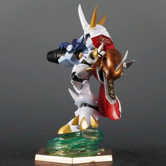 Action Figure Omegamon Digimon 24cm Statue Pvc Collectible