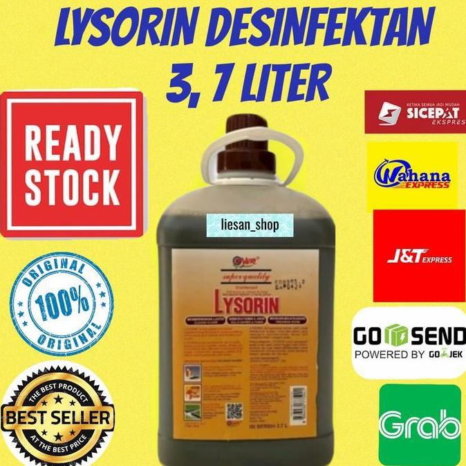 YURI LYSORIN 3.7 LITER READY pembersih desinfektan