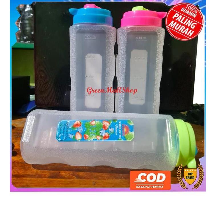 Pack- 6 Pcs Botol Air Minum Kulkas Cool Pot Botol Jus Botol Minum Kulkas 1200Ml Bpa Free Tempat Dah 