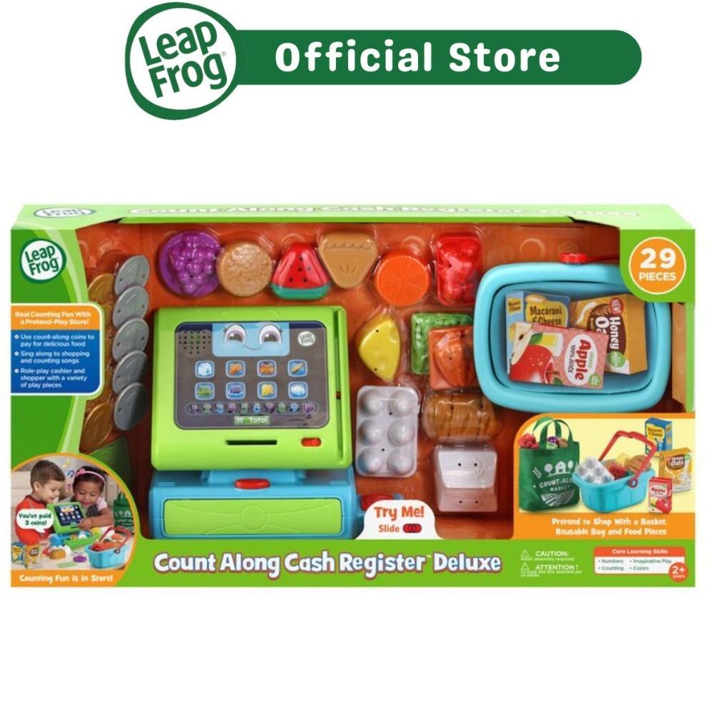 Promo Leapfrog Count Along Cash Register Deluxe Learn About Numbers Counting Food