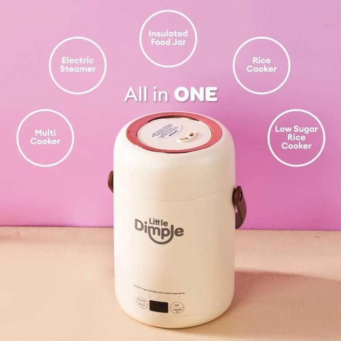 Little Dimple Mini Portable Cooker - Alat Masak Mpasi - Rice Cooker SR