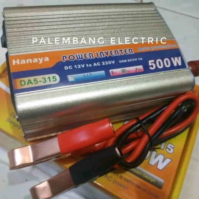 ___] Power inverter DC ke AC (pengubah arus listrik DC ke AC) 500w 500 w