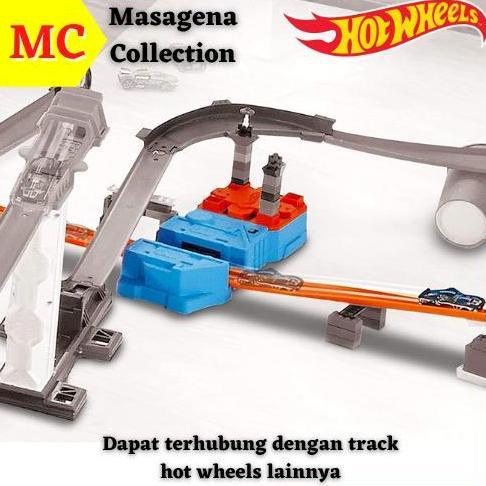 Mesin Peluncur Hot Wheels Hotwheels Hotwheel Track Builder Booster Ori