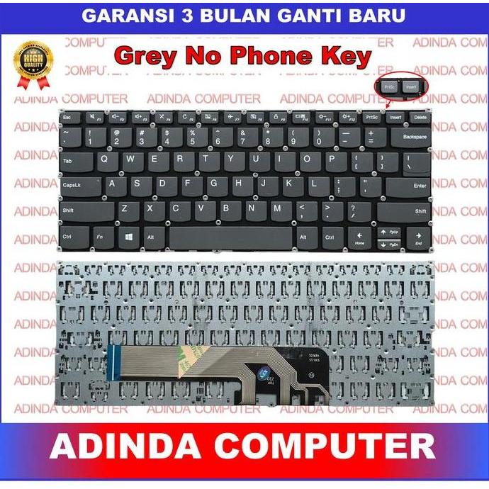DB109 - Keyboard Lenovo Ideapad 530-14 S530 S530-13 S530-13iml S530-13iwl Flex 6-14ARR Phone Key Bac