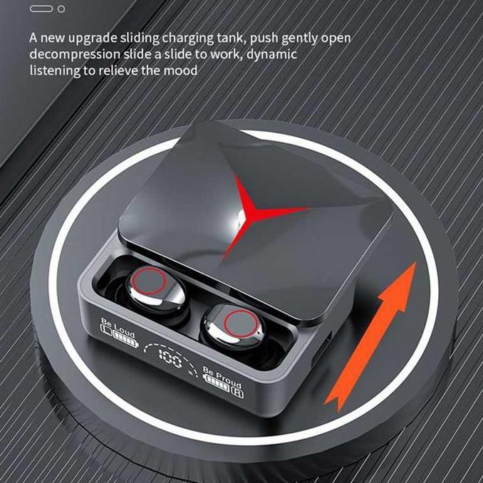 Earphone Vaorlo Tws Bluetooth 5.3 Hifi Led Type C 1200Mah