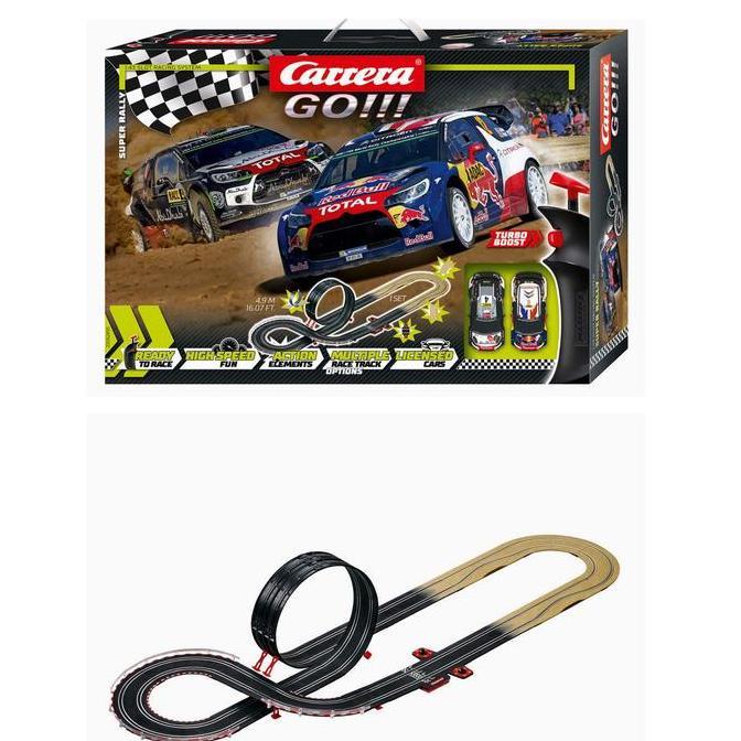 Carrera Super Rally Track & 2 Cars Playset