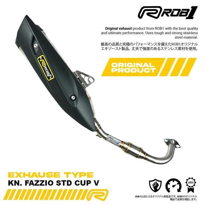 KNALPOT FAZZIO ROB1 STD RACING PNP MIO Z DAN MIO M3