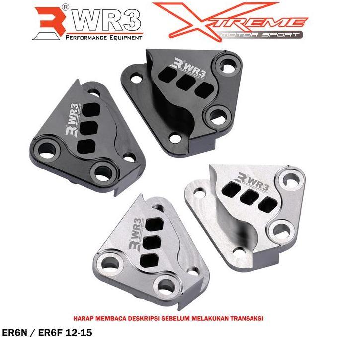 Breket Kaliper Depan WR3 For Untuk Kaliper Brembo 4P1P ER6 N / F ER6N ER6F 12-15