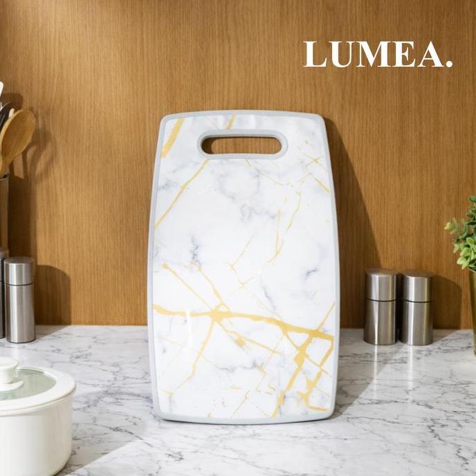Gas- Lumea Talenan Dapur Estetik Stylish 2 Sisi / Dah Pemotong Daging Ayam Buah Sayuran Bumbu Dapur 