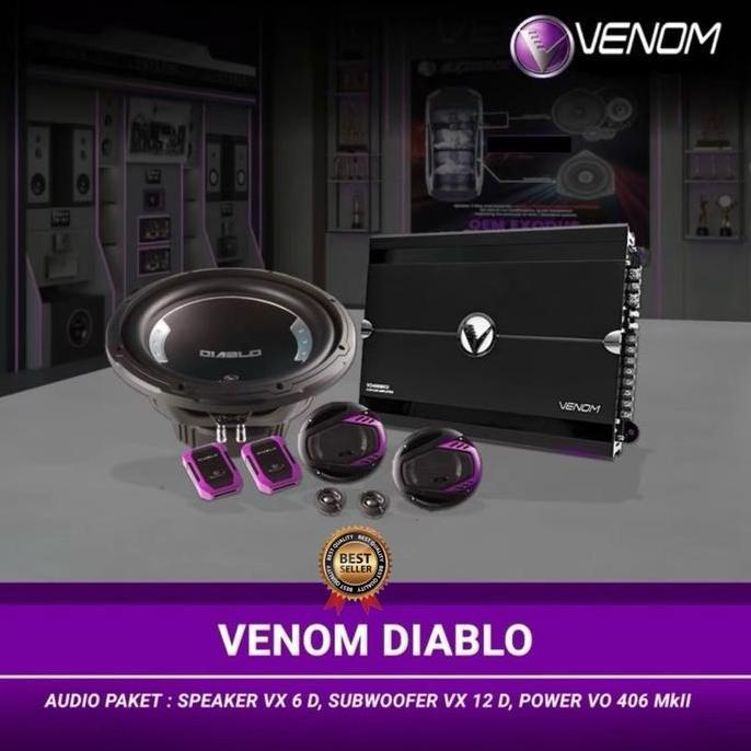 PAKET AUDIO VENOM DIABLO U/ SEMUA MOBIL SOUND QUALITY