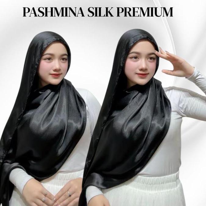 PASHMINA SILK TEXTURED PREMIUM / PASHMINA CRADENZA SILK / PASHMINA SILK / PASHMINA SATIN PREMIUM