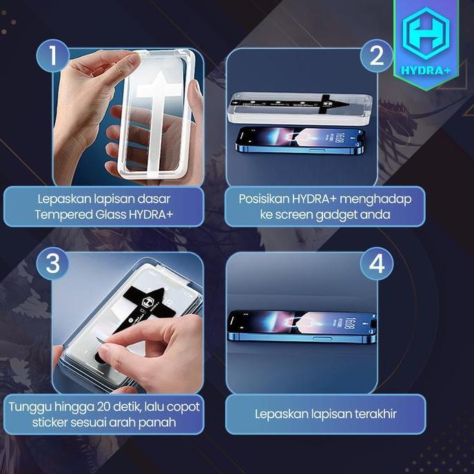 Tikacell- Iphone 12 Pro Max Hydra+ Tempered Glass Anti Spy Auto - Anti Gores
