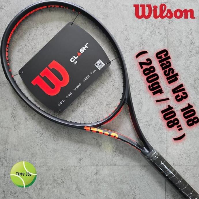 Promo Raket Tenis Wilson Clash V3 108 ( 280gr / 108" ) Diskon