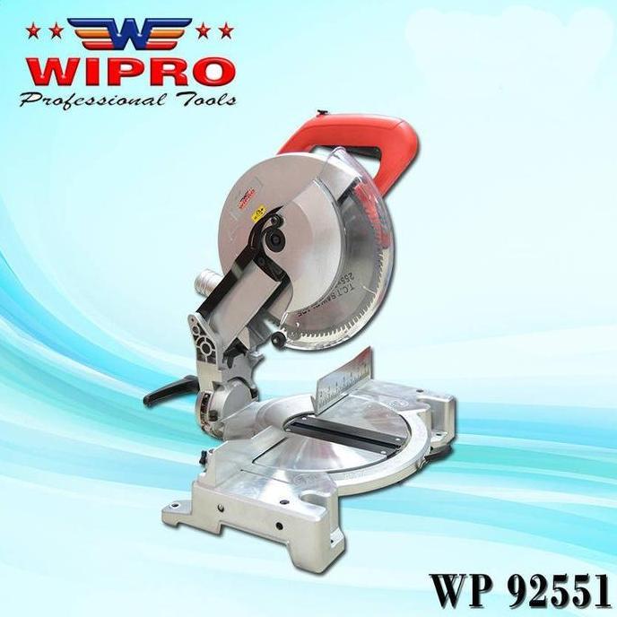 USANVI Mitter Saw 10" WIPRO WP92551 / Gergaji Pigora Miter Mitre saw 10 Inch