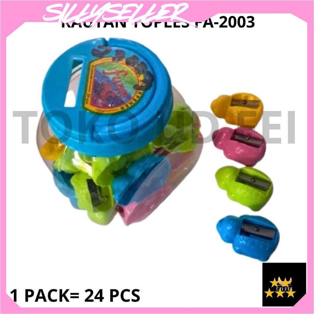 (1 PACK=24 PCS) RAUTAN TOPLES/ RAUTAN PENSIL/ OROTAN BENTUK TOPLES/RAUTAN KARAKTER UDF