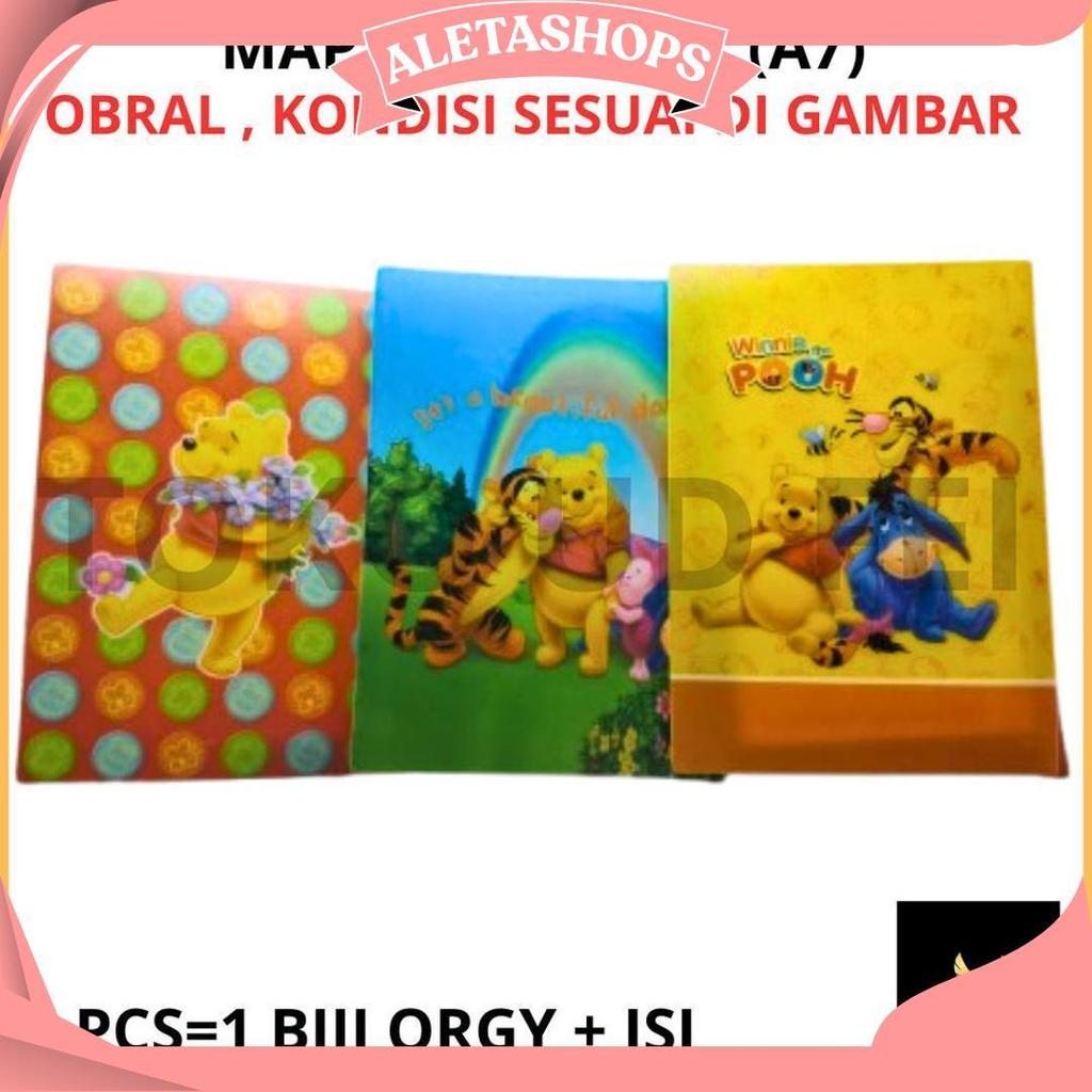 (1 PCS = 1 BIJI)  MAP ORGI/ MAP ORGI A7/ BINDER KECIL FANCY UDF