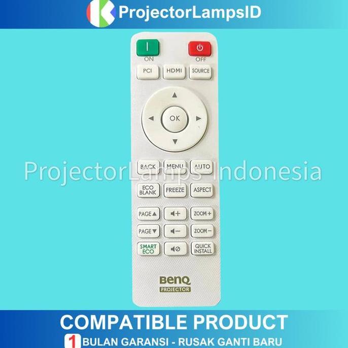 DV53 - Remote Remot Projector Proyektor BenQ DX808ST DX825ST MS550 MS550P MX550 MX605W MX808PST MX80
