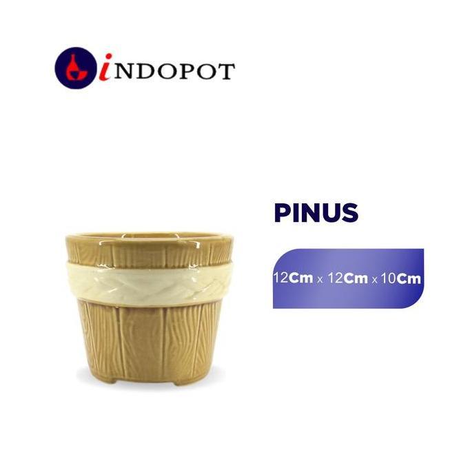 PREMIUM / Vas Bunga Keramik/ Vas Bunga Pinus/ Vas Bunga Hiasan Rumah Minimalis