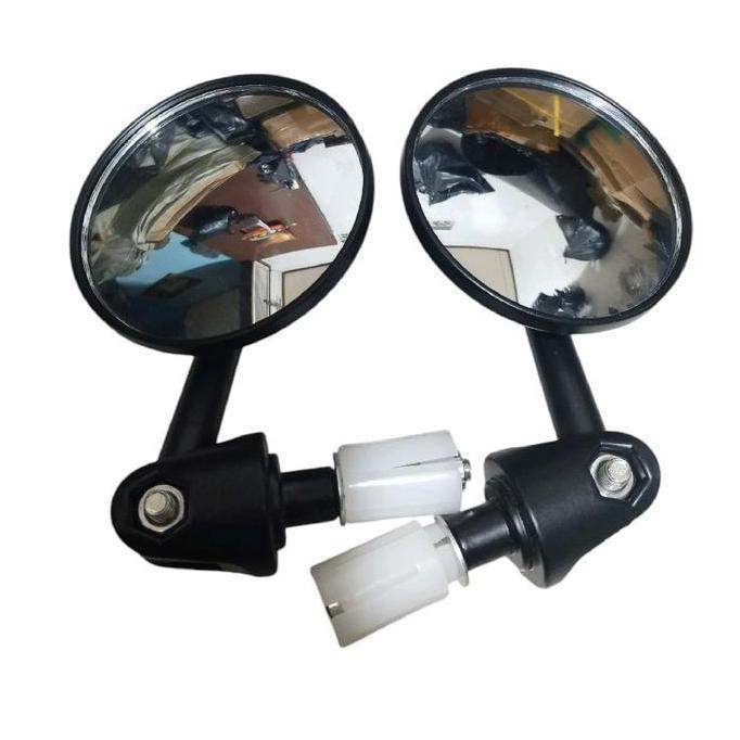 KACA SPION JALU BULAT KACA SPION JALU BULAT CEMBUNG SPION BAR END BESI MOTOR MOTORCYCLE STANG SV27