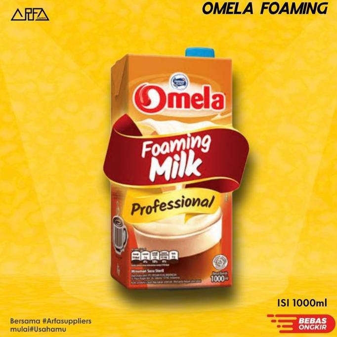 Cow- Omela Foaming Milk 1 Liter - Fresh Milk