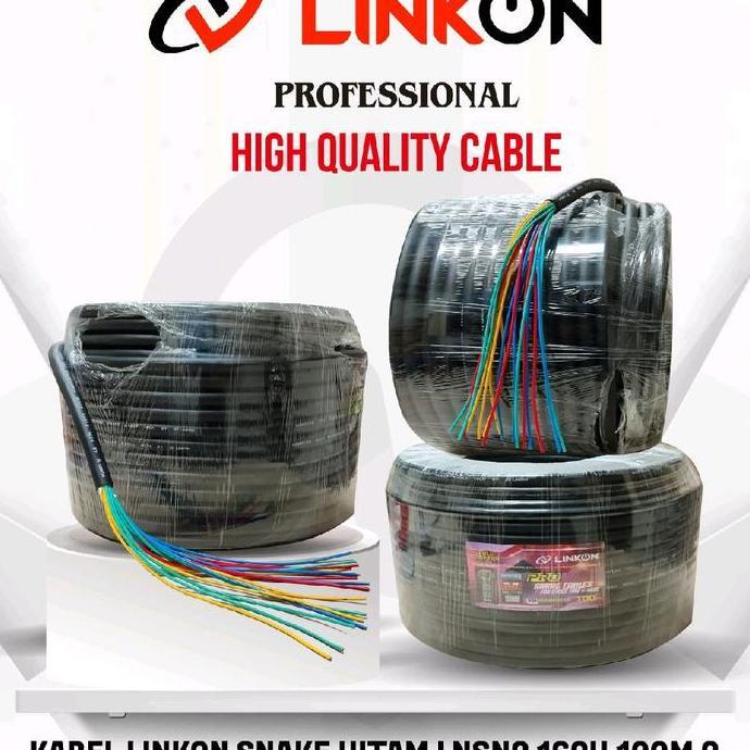 Kabel Snake Isi 16 Snake Cable 16Ch Linkon Harga Per 1 Meter