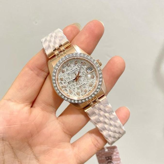 DIAMOND Jam Tangan Pria Wanita Bonia BNB 10550 BNB 10550 diamond series Couple
