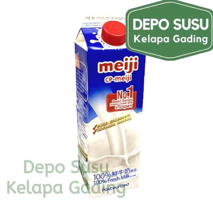 Cow- Susu Meiji Fresh Milk Pasteurisasi 946 Ml Kemasan Biru | Nomer 1 Di Import Susu Segar 946Ml Who