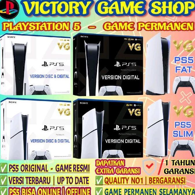 TERBARU READY SONY PS5 | SONY PS 5 | PS5 | PS 5 | PS5 FAT | PS5 SLIM | PS5 ORIGINAL | PS 5 ORIGINAL 