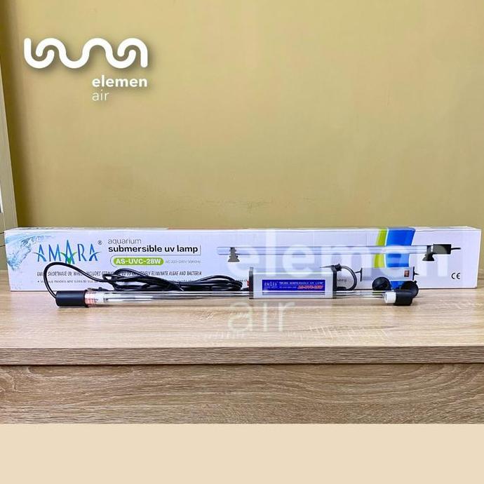 Lampu UV Amara UV Submersible Lamp AS - UVC Ultraviolet Ultra Violet Lamp 10 Watt 15 Watt 21 Watt 28