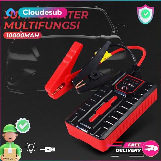 OK JUMPER JAMPER AKI ACCU MOBIL DIESEL POWER BANK SENTER DUAL USB ''
