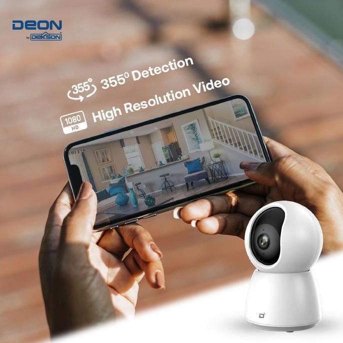 DEON CCTV Indoor Kamera Pengawas Jarak Jauh PTZ Cam Wireless