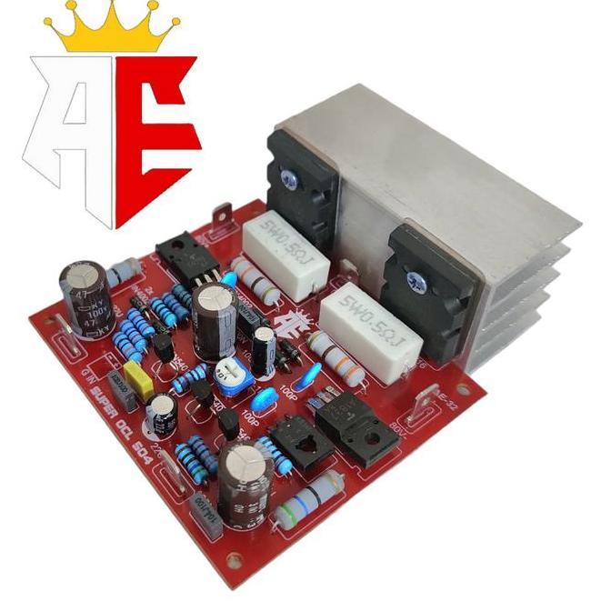KIT POWER AMPLIFIER SOCL 504 MONO PLUS TRANSISTOR AE-32 HEMAT