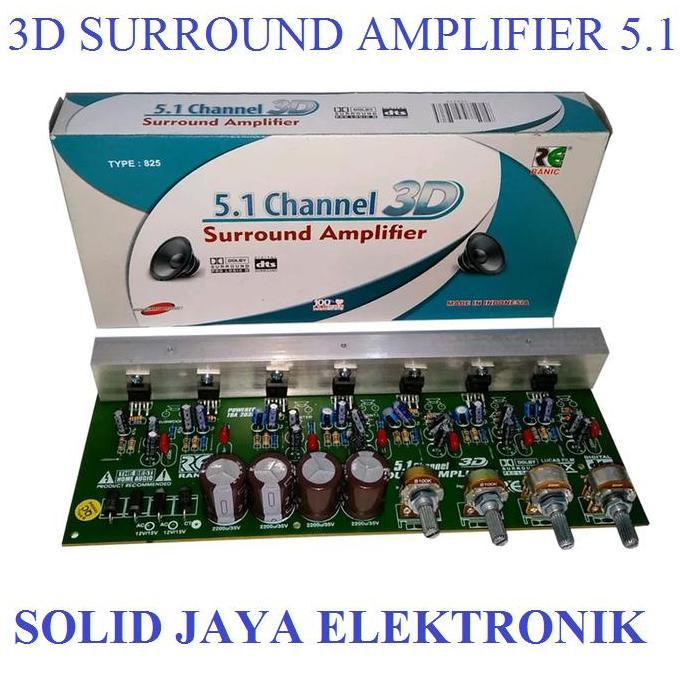 KIT POWER ACTIVE HOME THEATER 5.1 SURROUND AMPLIFIER AKTIF HI FI RANIC READY
