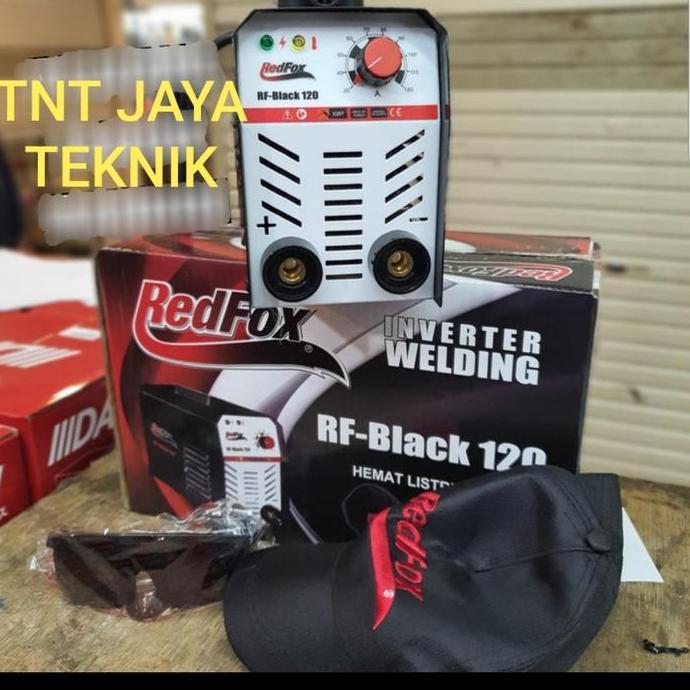 Mesin Las Inverter Redfox Mma 120 Travo Las Redfox Rf Black 120 Terbaru 
