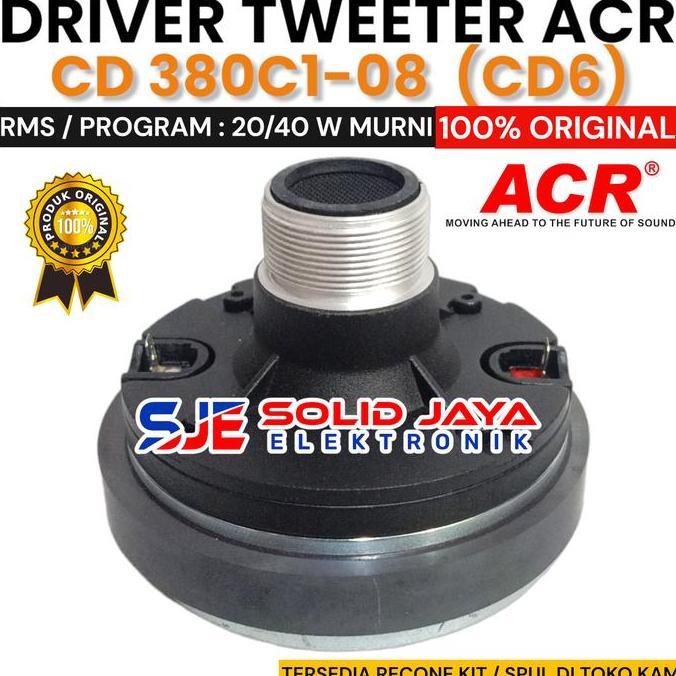DRIVER TWEETER ACR CD6 CD 380C1-08 TWETER TWITER CD 6 CD-6 TWITTER HI HARGA KHUSUS