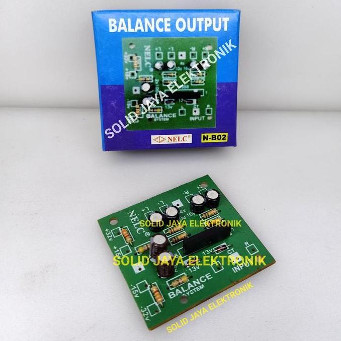 KIT BALANCE OUTPUT STEREO - OUTPUT BALANCE NELC N-B02 TERBATAS
