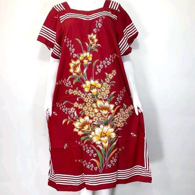Cntk- Daster Sikak Hengky Ld 120 Motif Bunga Tulip