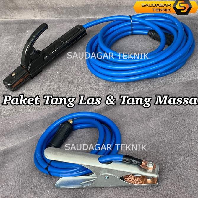 Stang Tang Las Tang Massa Set Earth Clamp Electrode Holder Set