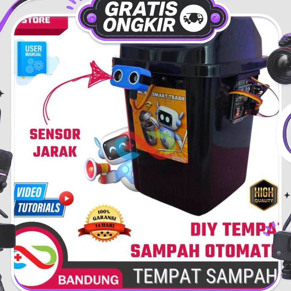 Diy Tempat Sampah Otomatis Dengan Esp32, Sensor Ultrasonik Hc-Sr04 Dan Servo Sistem Otomatisasi Cerd
