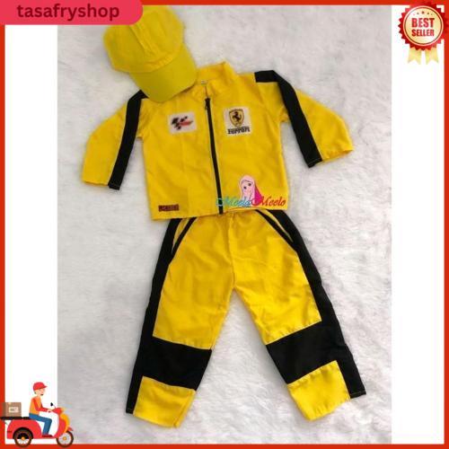 Baju Anak Pembalap Kostum Racing Anak Free Topi Stelan Pembalap Bayi Termurah Fast Moving