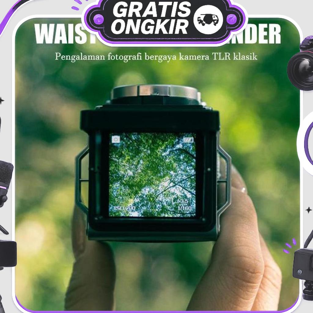 Chuzhao Kamera Retro Mini M1 Bentuk Kamera Tlr Klasik 12Mp Mainan Kamera Ccd Digital Camera