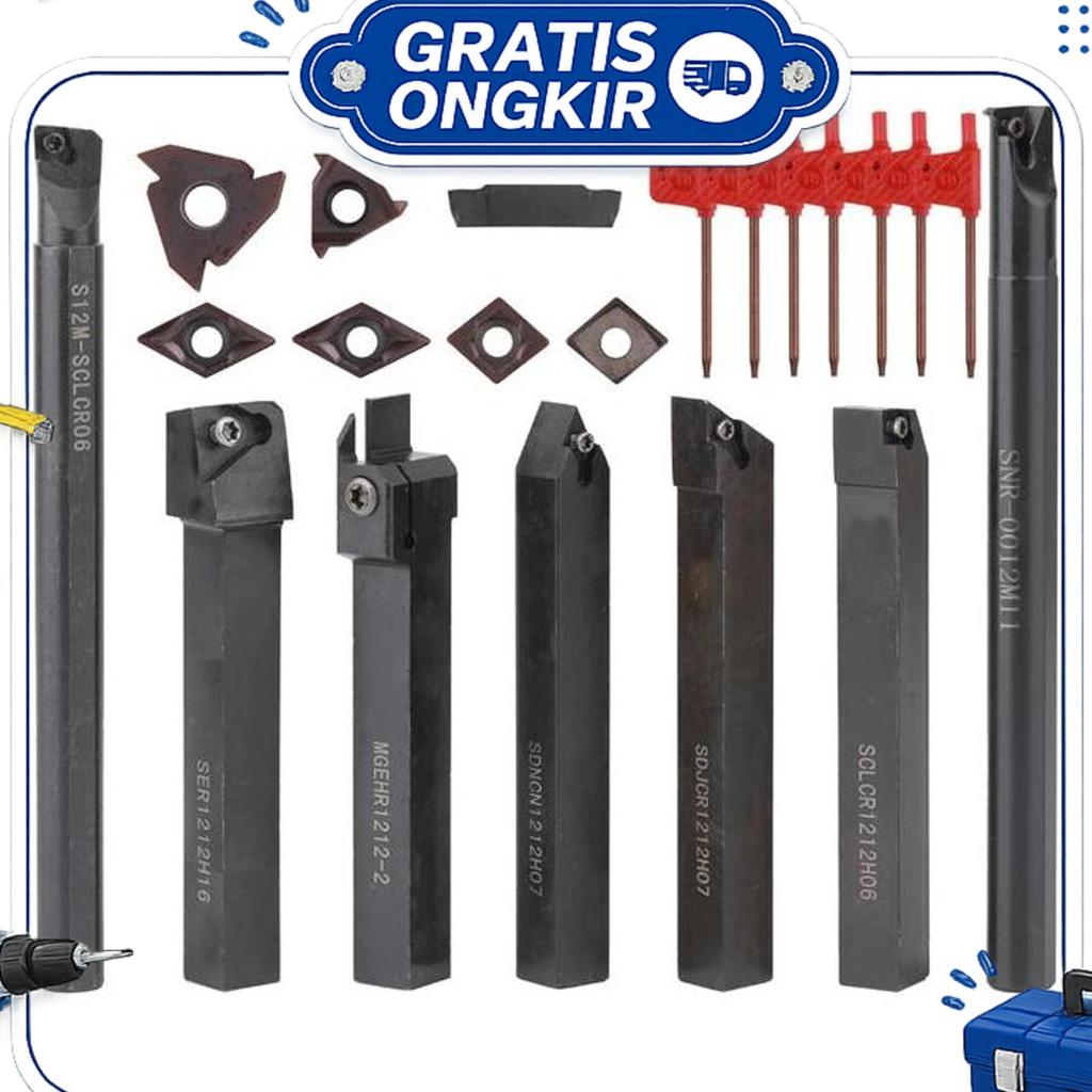 Holder Bubut 1212 Set Holder 1212 Set Set Hoder Bubut 1212