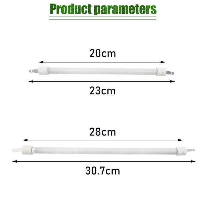 MATSURIKO Heater Kaca Pemanas Sterilisator 220V 300-400W Lampu Element Pemanas Ruangan dan Sparepart