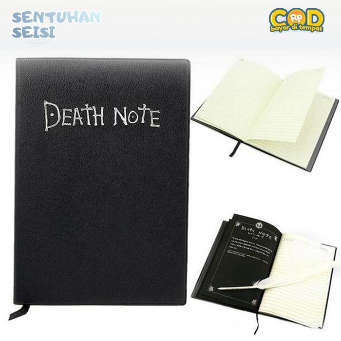 Bisa COD Death Note Book Notebook Dan Pena Bulu Binder Death Note Buku Death Note Buku Tulis