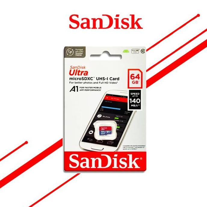 Sandisk Memory Card MicroSD 64 GB MIcro SD Ultra Class 10 64 GB