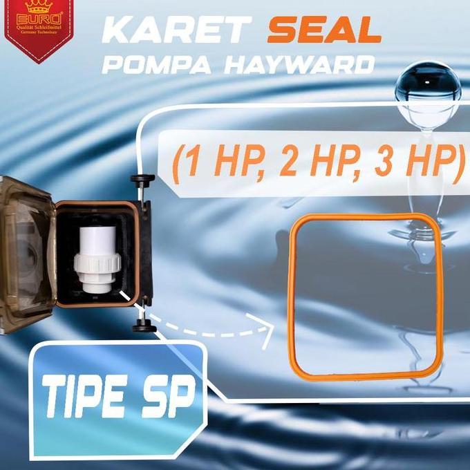 Karet Seal Pompa Hayward 1Hp, 2Hp, 3Hp Super Pump Hayward